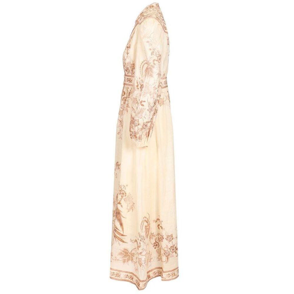 Zimmermann Women Indra Plunge Midi Dress - Picture 4 of 7